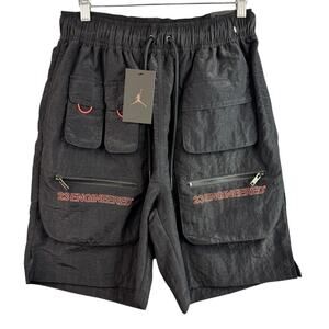 Nike Air Jordan 23 Engineered Utility Multi Pocket Shorts CN7298 011 Size M